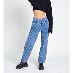 Ragged Priest checkered jeans